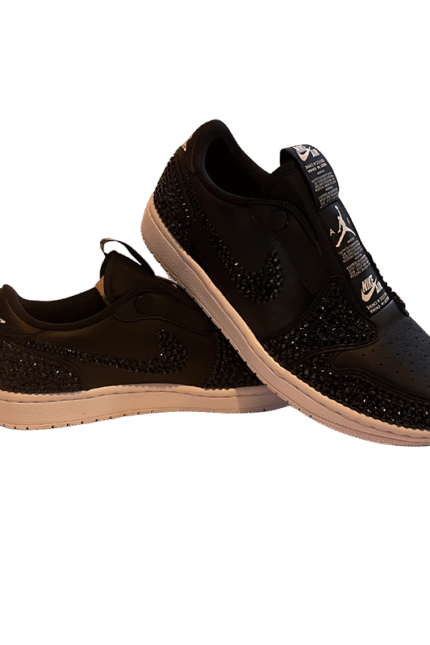 Black-Air-Jordan-1s-sparkle